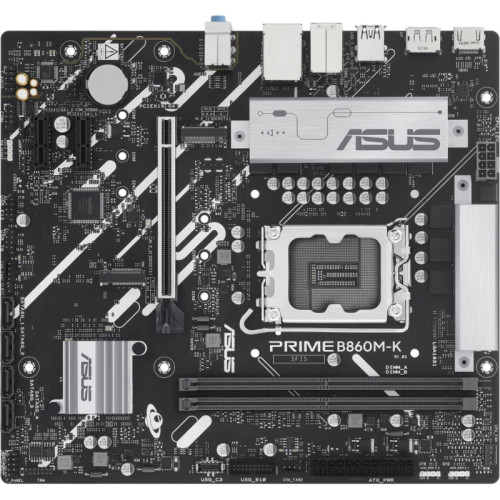 Материнская плата Asus PRIME B860M-K Soc-1851 Intel B860 2xDDR5 mATX AC`97 8ch(7.1) 2.5Gg RAID+HDMI+DP