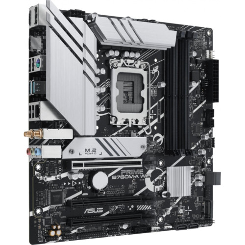 Материнская плата ASUS PRIME B760M-A WIFI Soc-1700 Intel B760 4xDDR5 mATX AC`97 8ch(7.1) 2.5Gg RAID+HDMI+DP [PRIME B760M-A WIFI]