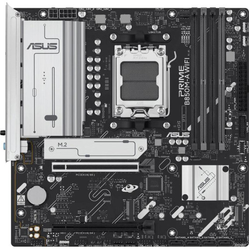 Материнская плата Asus PRIME B850M-A WIFI SocketAM5 AMD B850 4xDDR5 mATX AC`97 8ch(7.1) 2.5Gg RAID+VGA+HDMI+DP