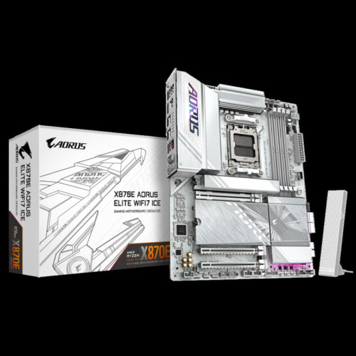 Материнская плата Gigabyte X870E AORUS ELITE WIFI7 ICE, RTL