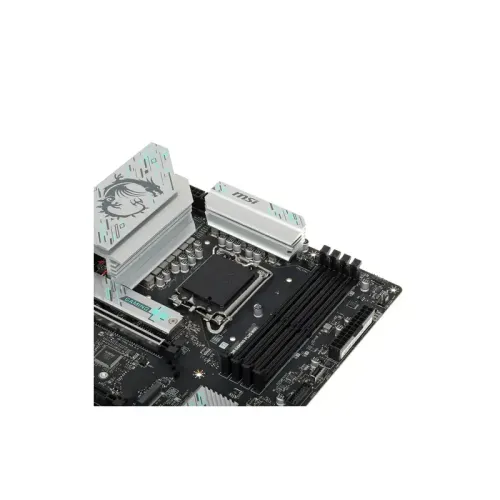 Материнская плата MB MSI INTEL B760 s1700, 4xDDR5(256GB), 2xHDMI 2.1/2xDP, 2xPCIe 4.0x16, 1xPCIe 3.0, 1xLAN (2.5GbE), Wi-Fi, BT, 4xSATA 6Gb/s, 2xM.2, 4xUSB 3.2, 2xUSB 2.0, 1xPS/2, mATX