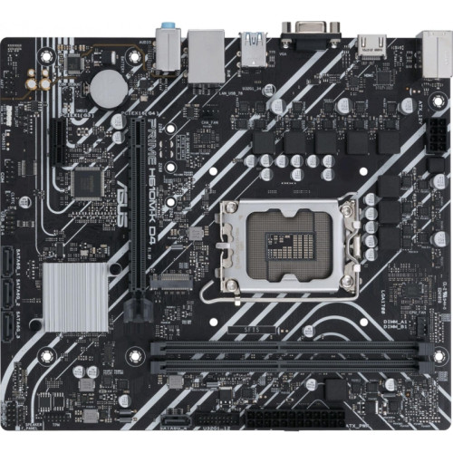 Материнская плата ASUS PRIME H610M-K D4 Soc-1700 Intel H610 2xDDR4 mATX AC`97 8ch(7.1) GbLAN+VGA+HDMI [PRIME H610M-K D4]