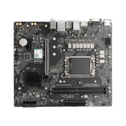 Материнская плата MSI PRO H610M-G WIFI DDR4 H610, LGA1700, 2*DDR4, 1*PCIEx16, 1*PCIEx1, 1*M.2, 4*USB3.2Gen1, 6*USB2.0, 4*SATA3.0, 1G, VGA, DP, HDMI, M-ATX, RTL