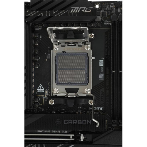 Материнская плата MSI MPG X870E CARBON WIFI SocketAM5 AMD X870 4xDDR5 ATX AC`97 8ch(7.1) 5Gigabit + 2.5Gigabit Ethernet RAID+HDMI