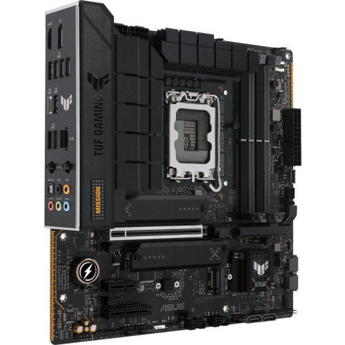 Материнская плата ASUS TUF GAMING B760M-PLUS WIFI II Soc-1700 Intel B760 4xDDR5 mATX AC`97 8ch(7.1) 2.5Gg RAID+HDMI+DP [TUF GAMING B760M-PLUS WIFI II]