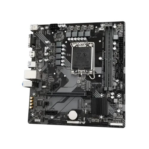 Материнская плата MB GIGABYTE INTEL B760 s1700, 2xDDR4(64GB), D-SUB/HDMI 2.1, 1xPCIe 4.0x16, 1xPCIe 3.0, 1xLAN, 4xSATA 6Gb/s, 2xM.2, 4xUSB 3.2, 2xUSB 2.0, mATX