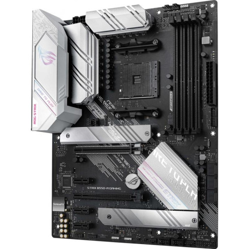 Материнская плата ASUS ROG STRIX B550-A GAMING Soc-AM4 AMD B550 4xDDR4 ATX AC`97 8ch(7.1) 2.5Gg RAID+HDMI+DP [ROG STRIX B550-A GAMING]