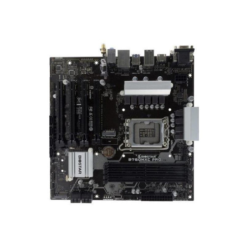 Материнская плата Biostar B760MXC Pro Soc-1700 Intel B760 4xDDR5 mATX AC`97 8ch(7.1) 2.5Gg RAID+VGA+DVI+HDMI [B760MXC PRO]