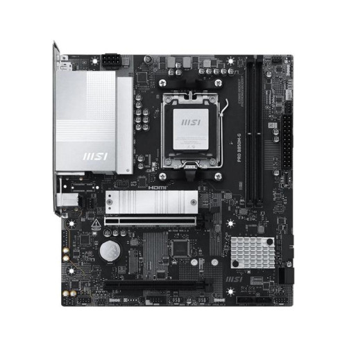 Материнская плата MSI PRO B850M-G SocketAM5 AMD B850 2xDDR5 mATX AC`97 8ch(7.1) 5Gigabit RAID+HDMI+DP