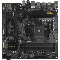 Материнская плата Gigabyte B550M DS3H AC R2 Soc-AM4 AMD B550 4xDDR4 mATX AC`97 8ch(7.1) GbLAN RAID+HDMI+DP