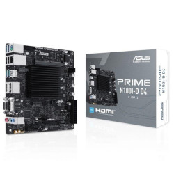 Материнская плата с ЦПУ ASUS PRIME N100I-D D4-CSM N100 mini-ITX DDR4 PCIEx1 M.2 DP HDMI VGA GLAN