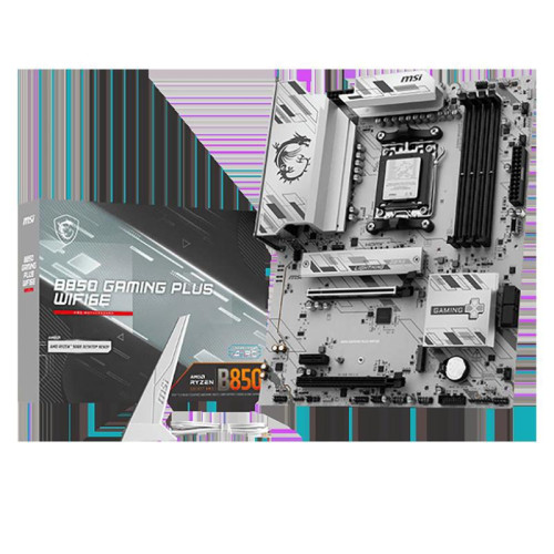 Материнская плата MSI B850 GAMING PLUS WIFI6E SocketAM5 AMD B850 4xDDR5 ATX AC`97 8ch(7.1) 2.5Gg RAID+HDMI+DP