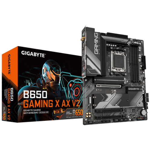 Материнская плата MB GIGABYTE AMD B650 sAM5, 4xDDR5(192GB), HDMI 2.1/DP, 1xPCIe 4.0x16, 2xPCIe 3.0x16, 1xLAN (2.5GbE), Wi-Fi, BT, 4xSATA 6Gb/s, 3xM.2, 1xUSB-C, 4xUSB 3.2, 3xUSB 2.0, ATX