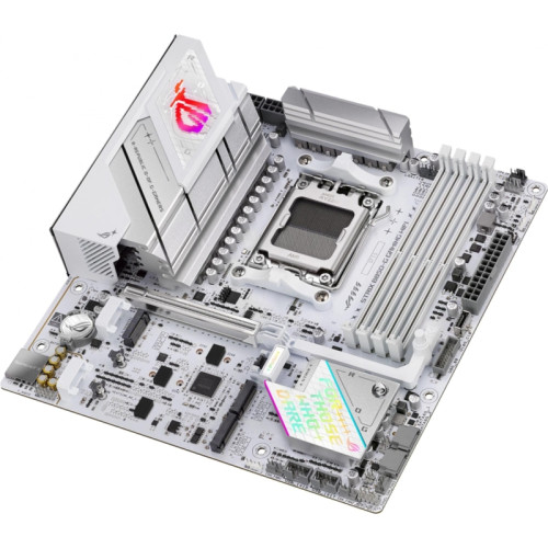 Материнская плата Asus ROG STRIX B850-G GAMING WIFI SocketAM5 AMD B850 4xDDR5 mATX AC`97 8ch(7.1) 2.5Gg RAID+HDMI+DP