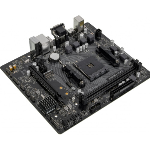 Материнская плата Asrock A520M-HVS Soc-AM4 AMD A520 2xDDR4 mATX AC`97 8ch(7.1) GbLAN RAID+VGA+HDMI [A520M-HVS]