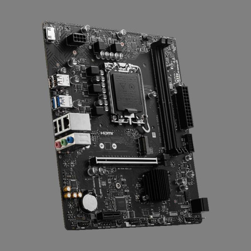 Материнская плата MSI PRO H610M-S DDR4 Soc-1700 Intel H610 2xDDR4 mATX AC`97 8ch(7.1) GbLAN+HDMI