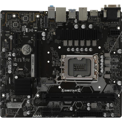Материнская плата Biostar B760MX2-E Soc-1700 Intel B760 2xDDR5 mATX AC`97 8ch(7.1) 2.5Gg RAID+VGA+DVI+HDMI