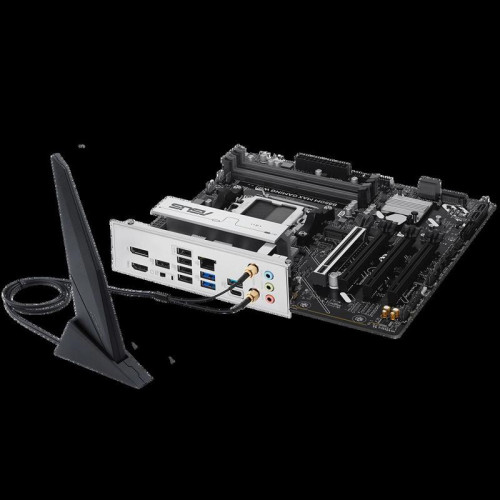 Материнская плата ASUS B850M MAX GAMING WIFI AM5 mATX 4xDDR5 4xPCIEx16 3xM.2 USB-C DP HDMI GLAN Wi-Fi 6