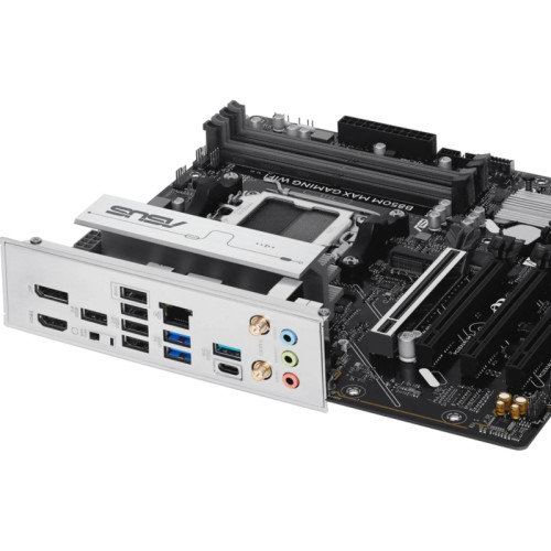 Материнская плата Asus B850M MAX GAMING WIFI SocketAM5 AMD B850 4xDDR5 mATX AC`97 8ch(7.1) GbLAN RAID+HDMI+DP Материнская плата Asus B850M MAX GAMING WIFI SocketAM5 AMD B850 4xDDR5 mATX AC`97 8ch(7.1) GbLAN RAID+HDMI+DP