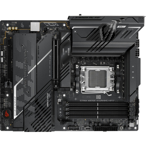 Материнская плата Asus ROG STRIX X870E-H GAMING WIFI7 SocketAM5 AMD X870E 4xDDR5 ATX AC`97 8ch(7.1) 5Gigabit RAID+HDMI