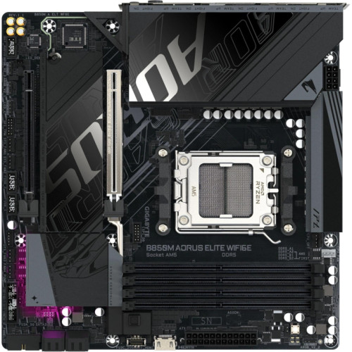 Материнская плата Gigabyte B850M AORUS ELITE WIFI6E, RTL