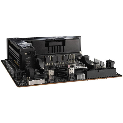 Материнская плата ASUS ROG STRIX X670E-I GAMING WIFI SocketAM5 AMD X670 2xDDR5 mini-ITX AC`97 8ch(7.1) 2.5Gg RAID+HDMI [ROG STRIX X670E-I GAMING WIFI]