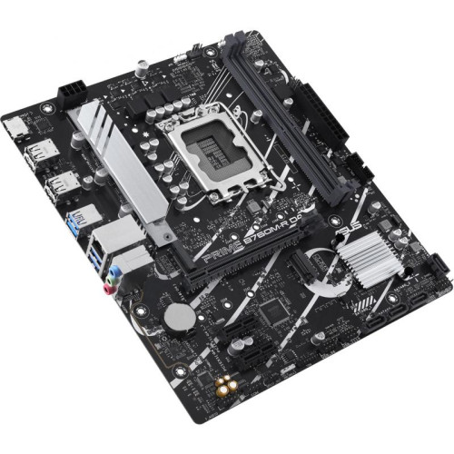 Материнская плата ASUS PRIME B760M-R D4 Soc-1700 Intel B760 2xDDR4 mATX AC`97 8ch(7.1) 2.5Gg RAID+HDMI [PRIME B760M-R D4]
