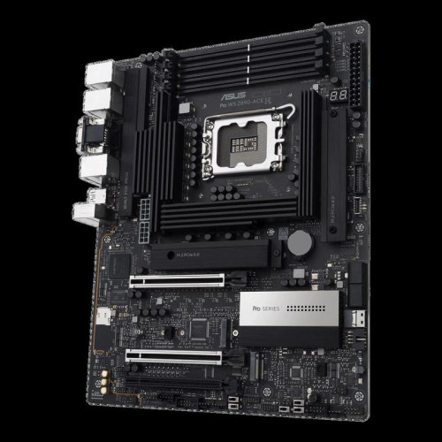 Материнская плата ASUS PRO WS Z890-ACE SE LGA1851 ATX 4хDDR5 3xPCIEx16 4xM.2 Thunderbolt USB-C HDMI 2.5GLAN 10GLAN