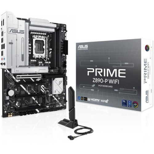 Материнская плата Asus PRIME Z890-P WIFI Soc-1851 Intel Z890 4xDDR5 ATX AC`97 8ch(7.1) 2.5Gg RAID+HDMI+DP