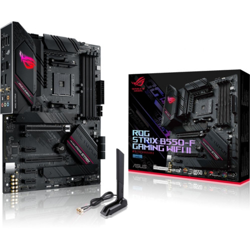 Материнская плата ASUS ROG STRIX B550-F GAMING WIFI II Soc-AM4 AMD B550 4xDDR4 ATX AC`97 8ch(7.1) 2.5Gg RAID+HDMI+DP [ROG STRIX B550-F GAMING WIFI I]