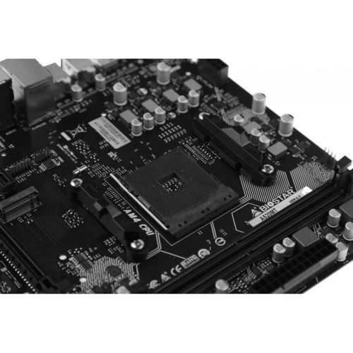 Материнская плата Biostar A520MT Soc-AM4 AMD A520 2xDDR4 mATX AC`97 8ch(7.1) GbLAN RAID+HDMI+DP [A520MT]