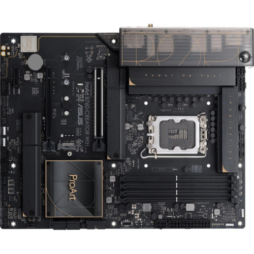 Материнская плата ASUS PROART B760-CREATOR WIFI Soc-1700 Intel B760 4xDDR5 ATX AC`97 8ch(7.1) 1 x 2.5Gigabit + Gigabit Ethernet RAID+HDMI+DP [PROART B760-CREATOR WIFI]
