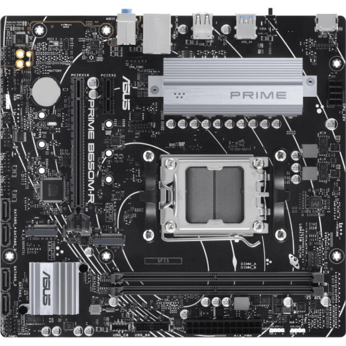 Материнская плата Asus PRIME B650M-R SocketAM5 AMD B650 2xDDR5 mATX AC`97 8ch(7.1) 2.5Gg RAID+HDMI