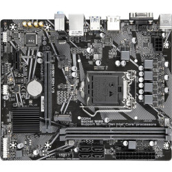 Материнская плата Gigabyte H510M S2H V3 2.0 Soc-1200 Intel Q470 2xDDR4 mATX AC`97 8ch(7.1) GbLAN+VGA+HDMI+DP