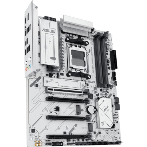 Материнская плата Asus B850 MAX GAMING WIFI W SocketAM5 AMD B850 4xDDR5 ATX AC`97 8ch(7.1) 2.5Gg RAID+HDMI+DP Материнская плата Asus B850 MAX GAMING WIFI W SocketAM5 AMD B850 4xDDR5 ATX AC`97 8ch(7.1) 2.5Gg RAID+HDMI+DP
