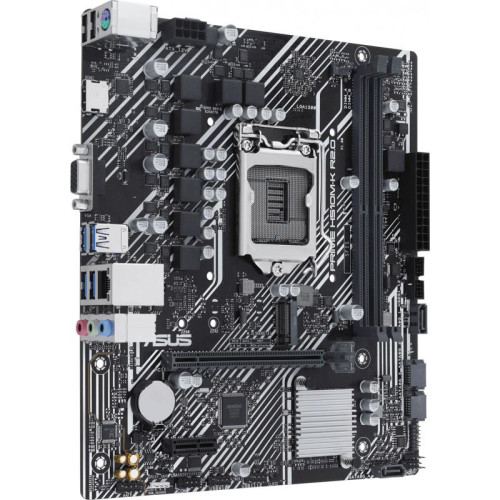 Материнская плата ASUS PRIME H510M-K R2.0 Soc-1200 Intel H470 2xDDR4 mATX AC`97 8ch(7.1) GbLAN+VGA+HDMI [PRIME H510M-K R2.0]
