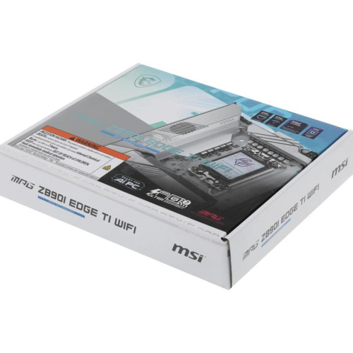 Материнская плата MSI MPG Z890I EDGE TI WIFI Soc-1851 Intel Z890 2xDDR5 mini-ITX AC`97 8ch(7.1) 5Gigabit RAID+HDMI