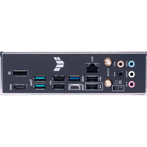Материнская плата ASUS TUF GAMING B650M-PLUS WIFI SocketAM5 AMD B650 4xDDR5 mATX AC`97 8ch(7.1) 2.5Gg RAID+HDMI+DP [TUF GAMING B650M-PLUS WIFI]