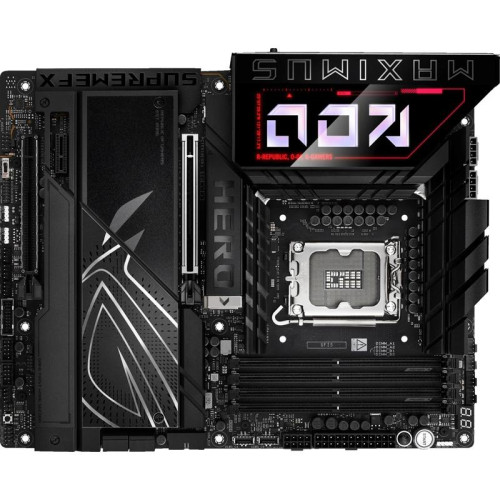 Материнская плата Asus ROG MAXIMUS Z890 HERO Soc-1851 Intel Z890 4xDDR5 ATX AC`97 8ch(7.1) 5Gigabit + 2.5Gigabit Ethernet RAID+HDMI