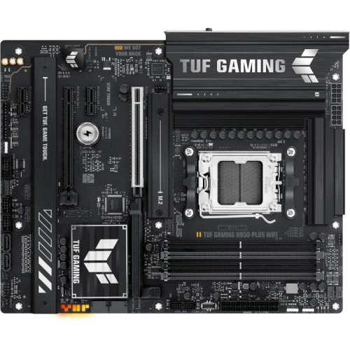 Материнская плата Asus TUF GAMING B850-PLUS WIFI SocketAM5 AMD B850 4xDDR5 ATX AC`97 8ch(7.1) 2.5Gg RAID+HDMI+DP
