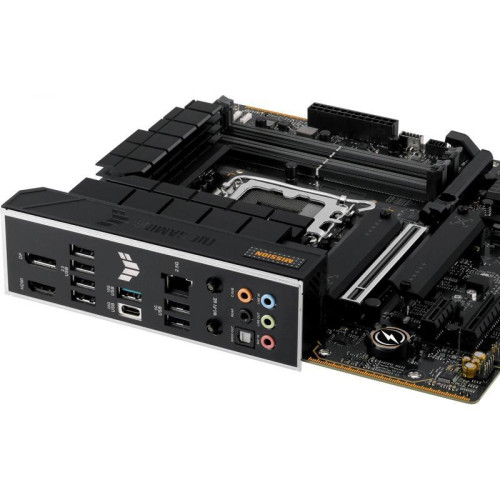 Материнская плата ASUS TUF GAMING B760M-PLUS WIFI II Soc-1700 Intel B760 4xDDR5 mATX AC`97 8ch(7.1) 2.5Gg RAID+HDMI+DP [TUF GAMING B760M-PLUS WIFI II]