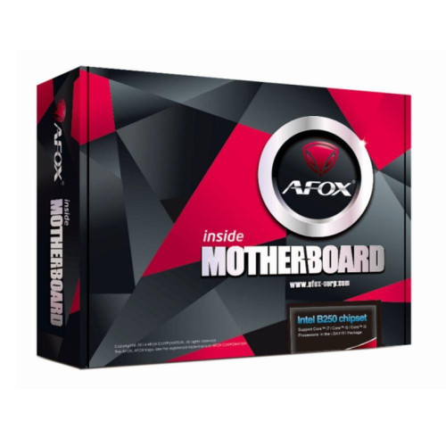 Материнская плата Afox AFB250-BTC12EX RTL LGA1151 ATX 2xDDR4 PCIEx16 11xPCIEx1 DVI VGA (783767)