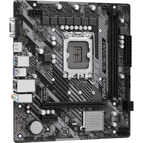 Материнская плата Asrock H610M-HVS/M.2 R2.0 Soc-1700 Intel H610 2xDDR4 mATX AC`97 8ch(7.1) GbLAN+VGA+HDMI [H610M-HVS/M.2 R2.0]