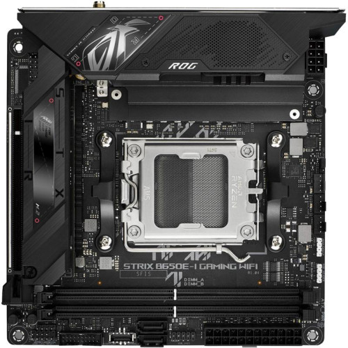 Материнская плата ASUS ROG STRIX B650E-I GAMING WIFI SocketAM5 AMD B650 2xDDR5 mini-ITX AC`97 8ch(7.1) 2.5Gg RAID+HDMI [ROG STRIX B650E-I GAMING WIFI]