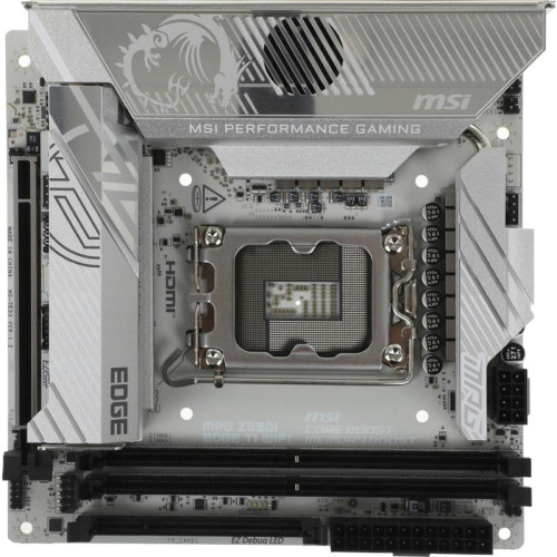 Материнская плата MSI MPG Z890I EDGE TI WIFI Soc-1851 Intel Z890 2xDDR5 mini-ITX AC`97 8ch(7.1) 5Gigabit RAID+HDMI