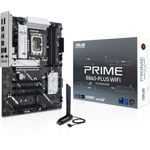 Материнская плата Asus PRIME B860-PLUS WIFI Soc-1851 Intel B860 4xDDR5 ATX AC`97 8ch(7.1) 2.5Gg RAID+HDMI+DP