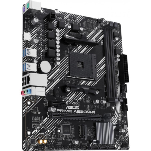 Материнская плата ASUS PRIME A520M-R Soc-AM4 AMD A520 2xDDR4 mATX AC`97 8ch(7.1) GbLAN RAID+HDMI [PRIME A520M-R]