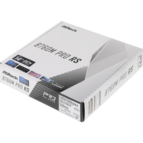 Материнская плата Asrock B760M PRO RS Soc-1700 Intel B760 4xDDR5 mATX AC`97 8ch(7.1) 2.5Gg RAID+HDMI+DP [B760M PRO RS]