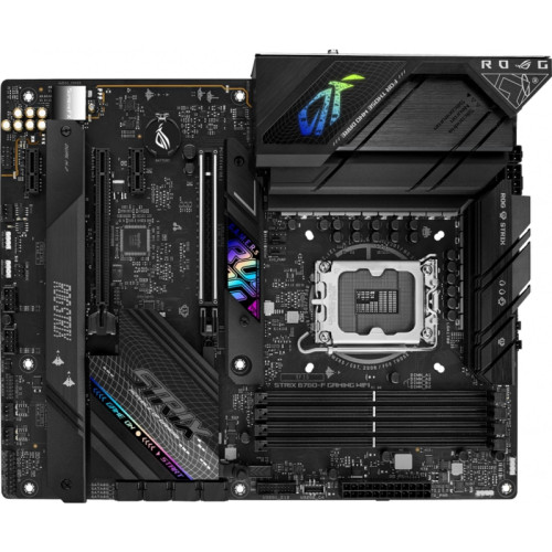 Материнская плата ASUS ROG STRIX B760-F GAMING WIFI Soc-1700 Intel B760 4xDDR5 ATX AC`97 8ch(7.1) 2.5Gg RAID+HDMI+DP [ROG STRIX B760-F GAMING WIFI]