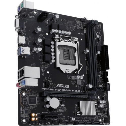 Материнская плата ASUS PRIME H510M-R R2.0-SI Soc-1200 Intel H470 2xDDR4 mATX AC`97 8ch(7.1) GbLAN+VGA+HDMI White Box [PRIME H510M-R R2.0-SI]